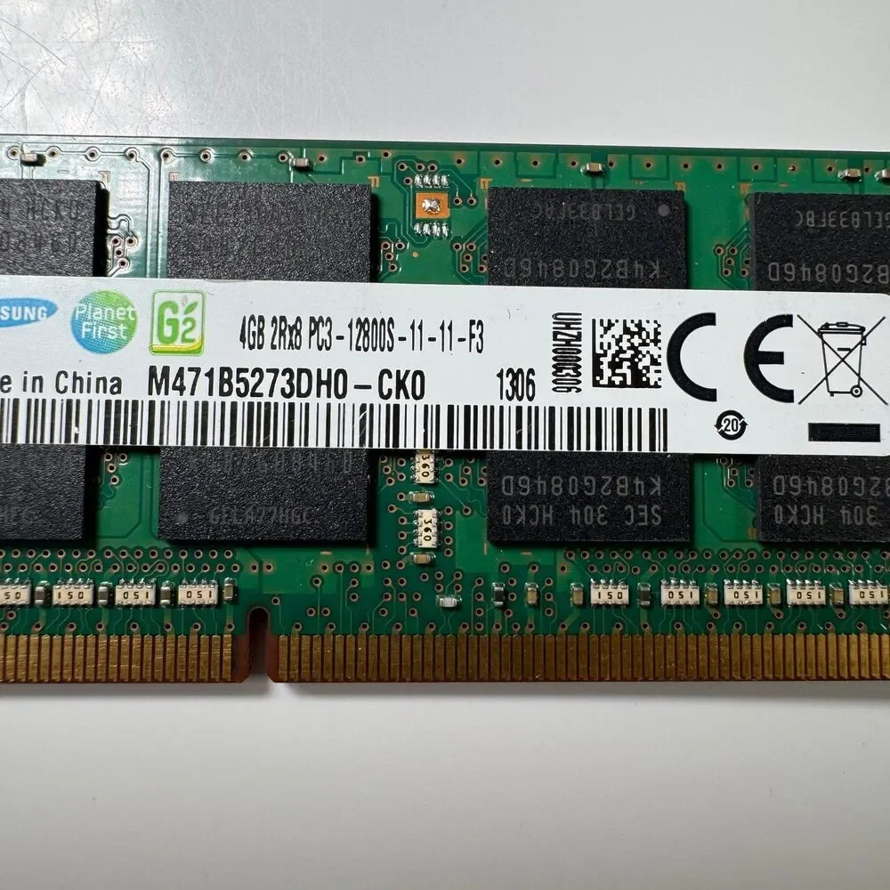 Samsung 4GB DDR3 Laptop RAM PC3-12800S 1600MHz 204-Pin SODIMM M471B5273DH0-CK0